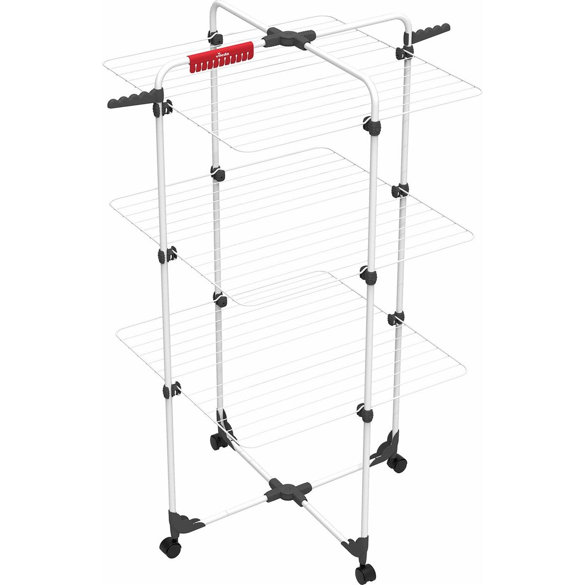 Torklina Vileda Mixer Tower 3 71 x 71 x 137 cm Stål