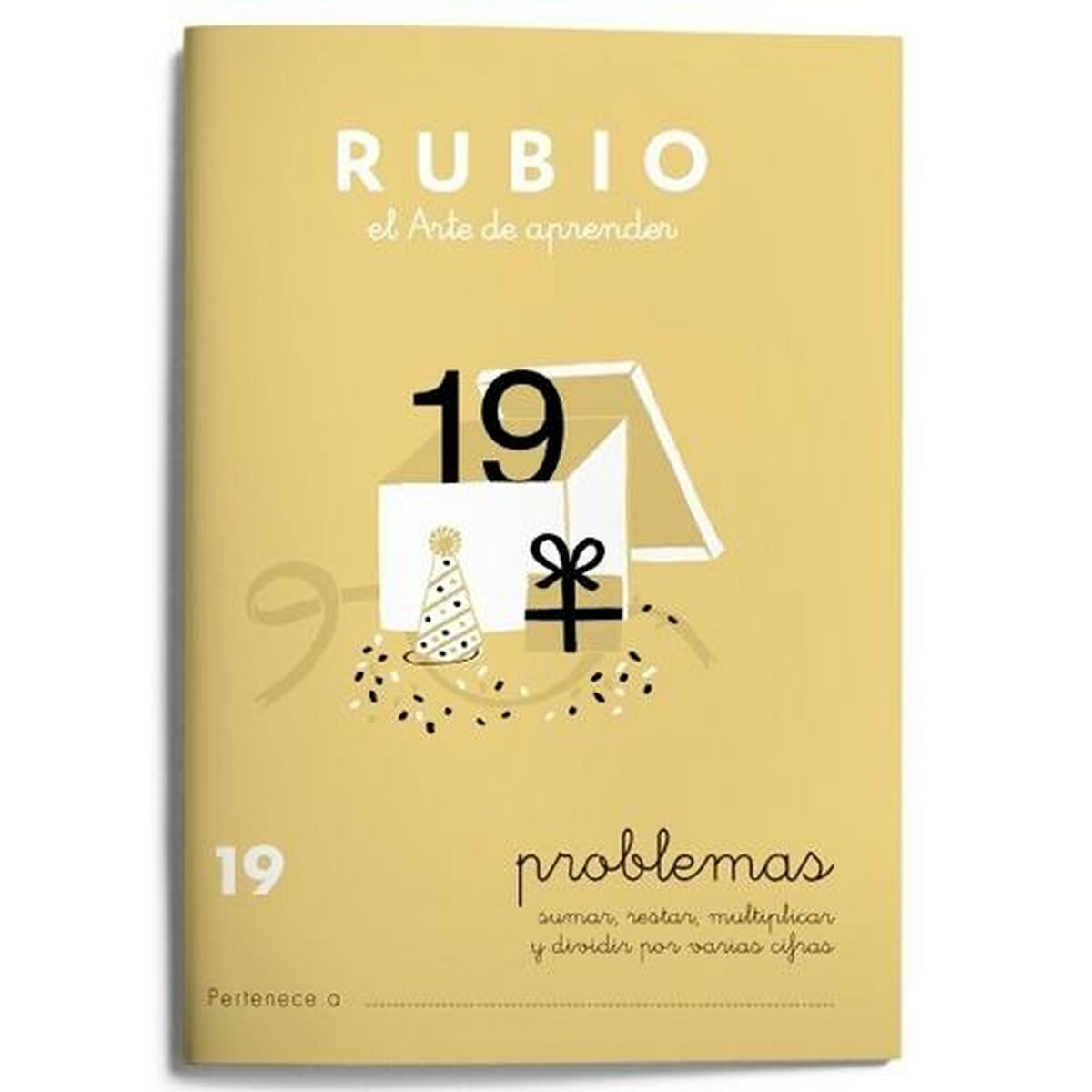 Matematik övningsbok Rubio Nº19 A5 spanska 20 Blad (10 antal) - 2