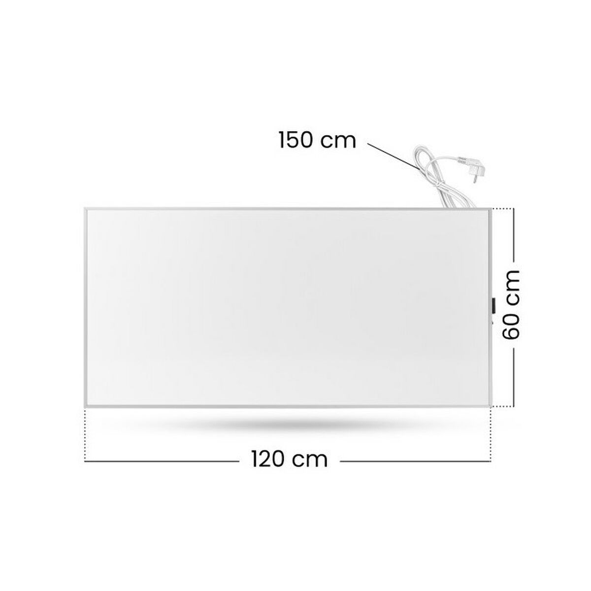 Värmeelement Cronos CRP-770TWP Vit Grå 770 W 1 Delar - 5