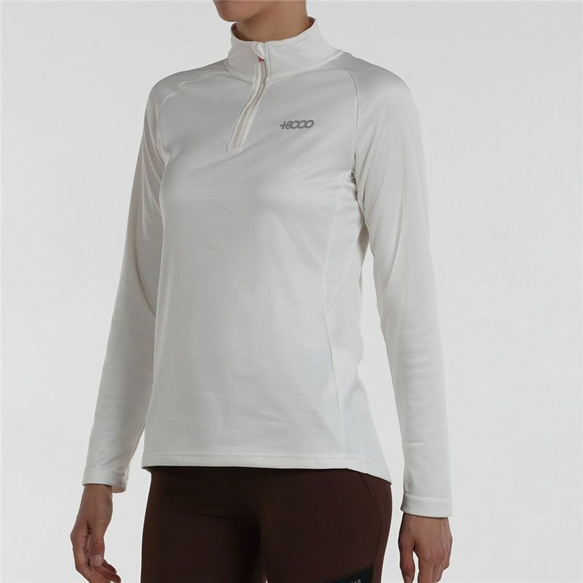 T-shirt med lång ärm Dam +8000 Pagoeta Vit - 3