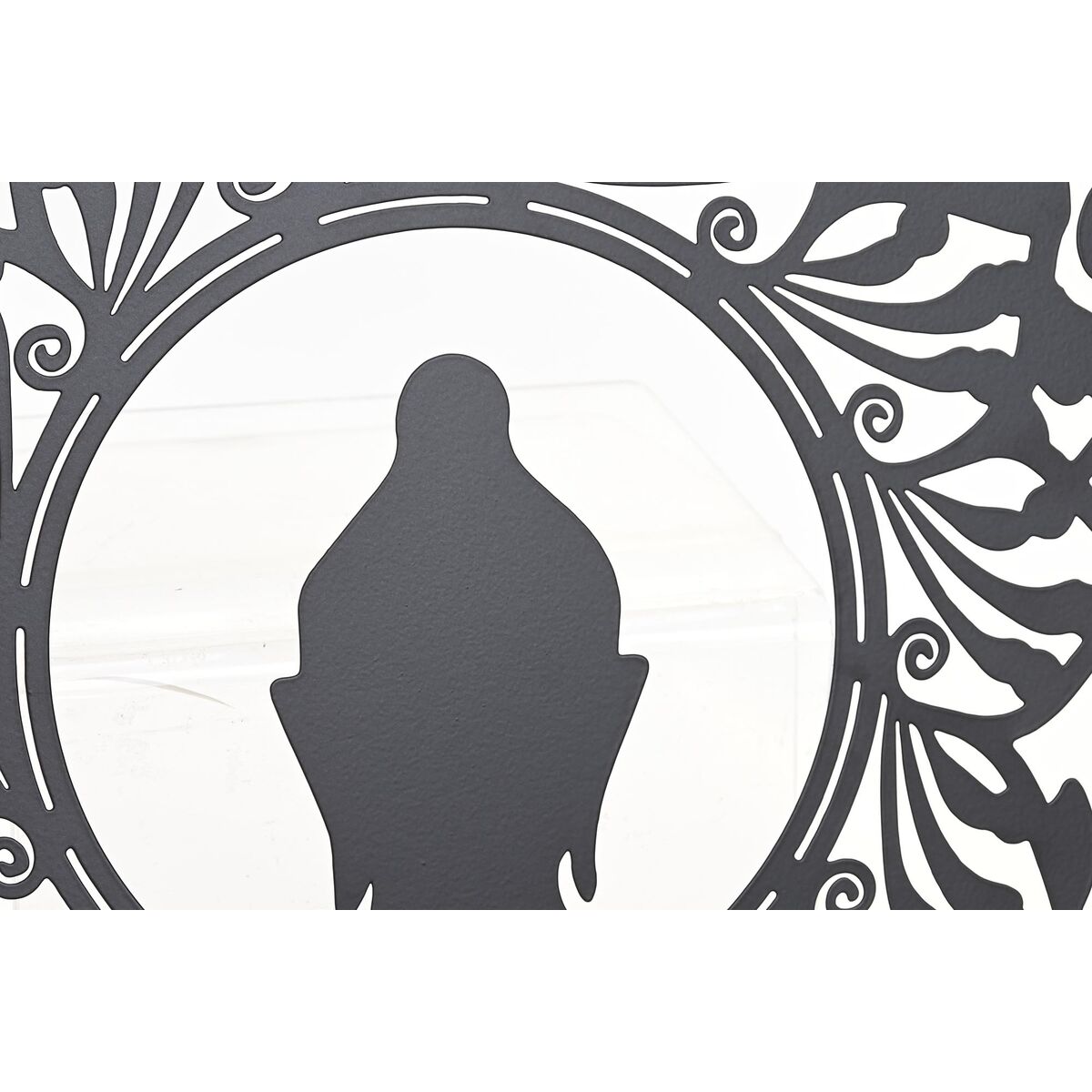 Väggdekoration DKD Home Decor Metall Buddha Orientalisk (2 antal) (40 x 1 x 40 cm) - 2
