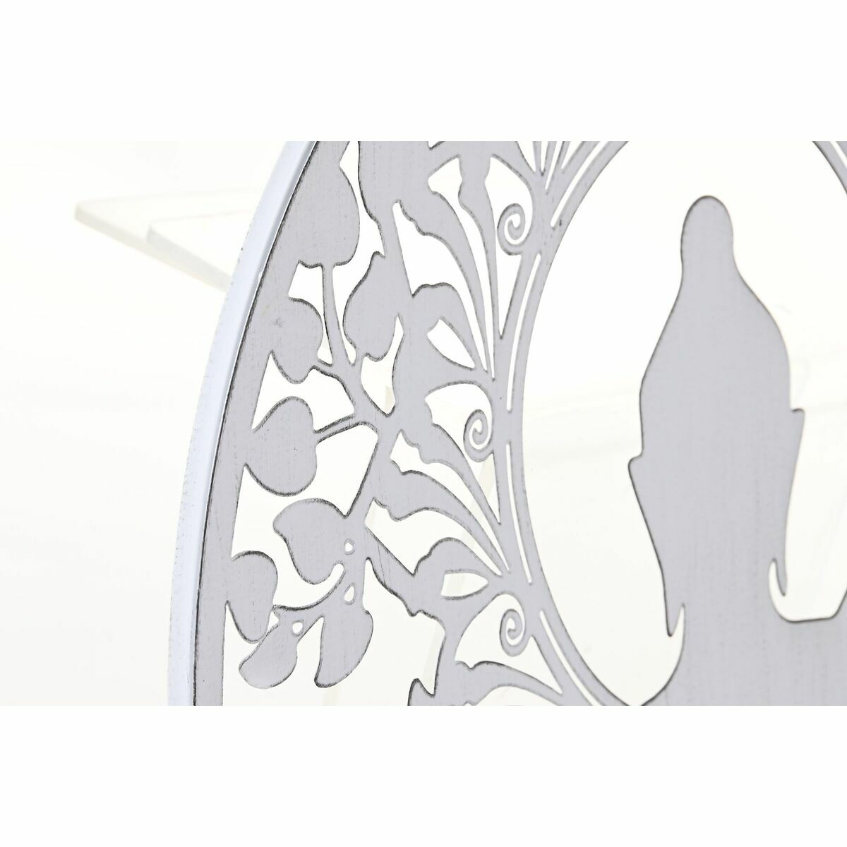 Väggdekoration DKD Home Decor Metall Buddha Orientalisk (2 antal) (40 x 1 x 40 cm) - 3