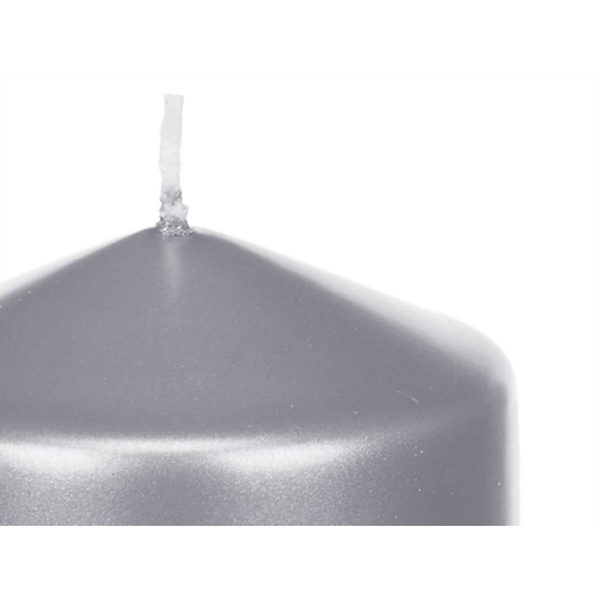 Ljus Acorde Silvrig 7 x 7,5 x 7 cm (24 antal) - 2