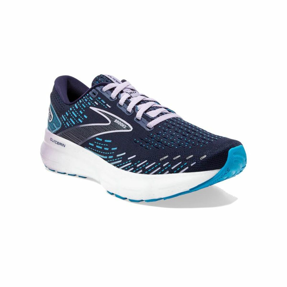 Löparskor, Vuxna Brooks Glycerin 20 Wide Mörkblå - 5