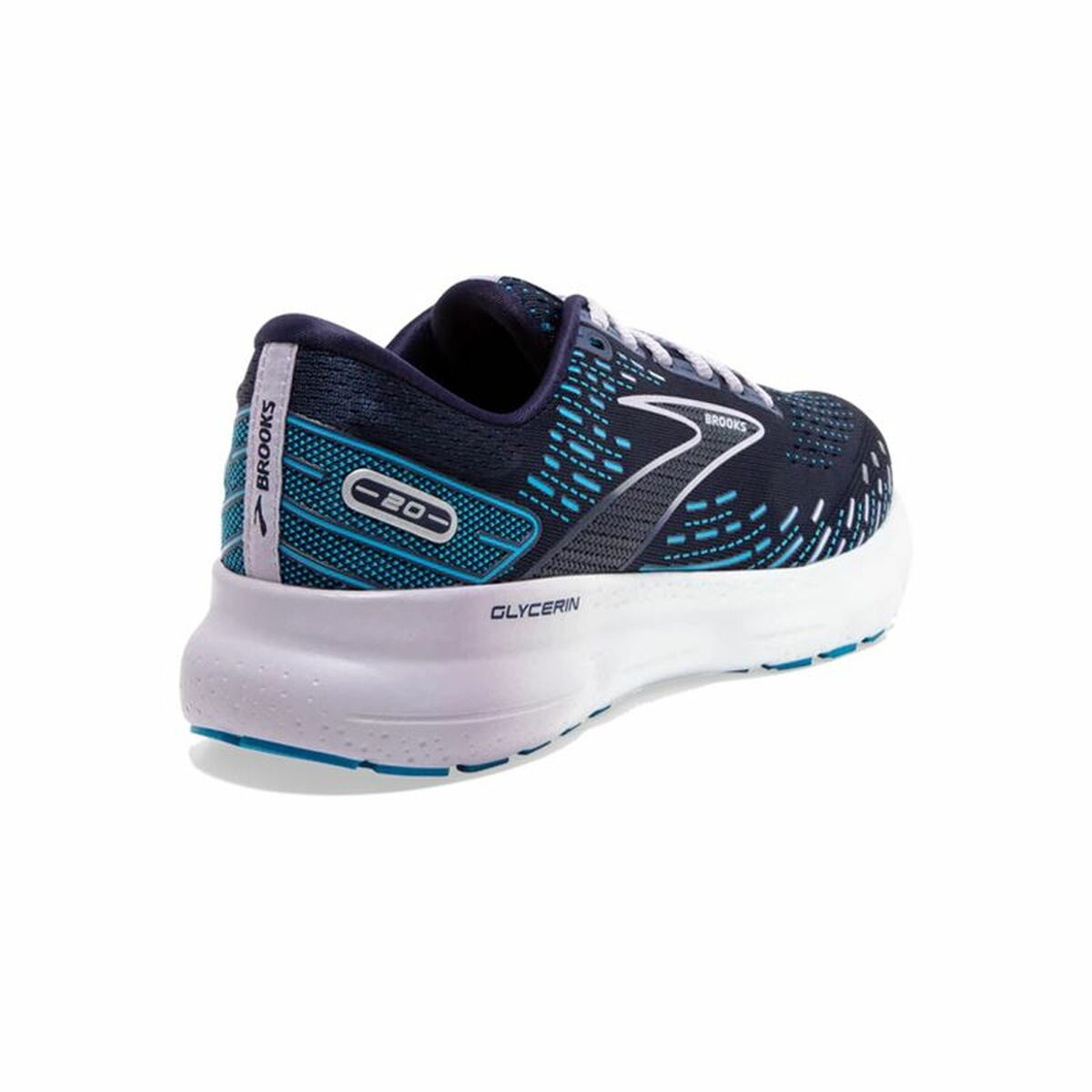 Löparskor, Vuxna Brooks Glycerin 20 Wide Mörkblå - 6