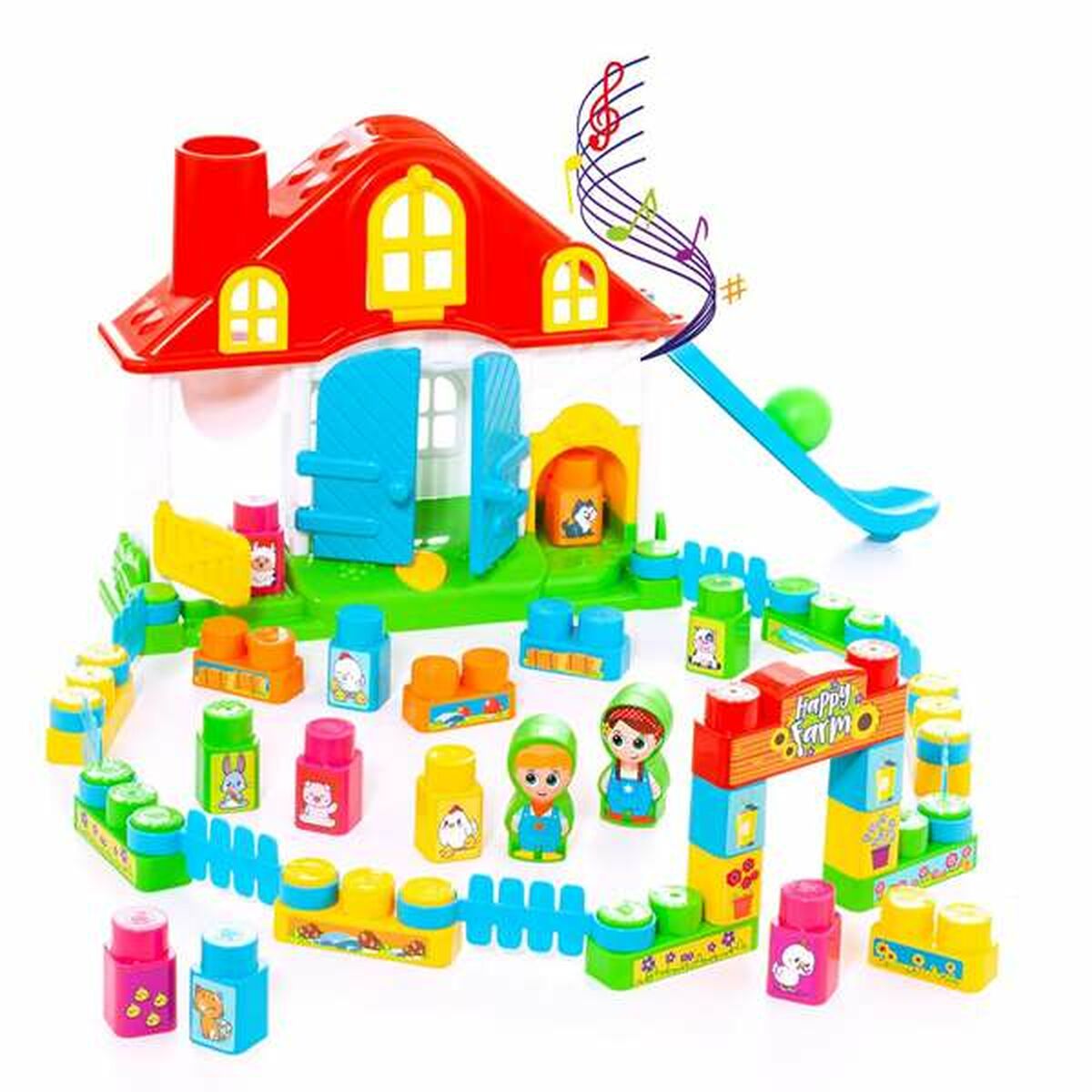Playset Moltó Ljud Bondgård 38 Delar - 3