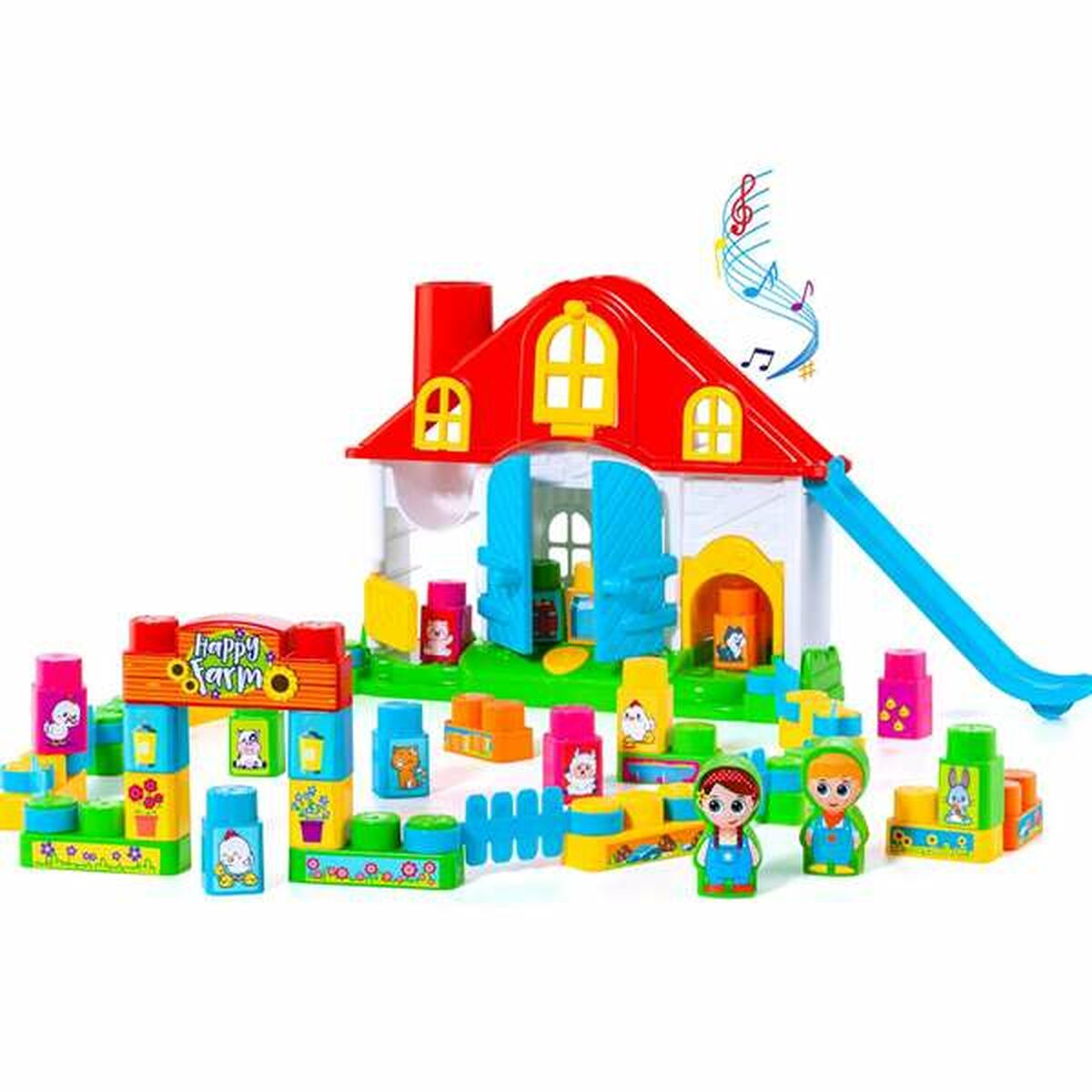 Playset Moltó Ljud Bondgård 38 Delar - 4