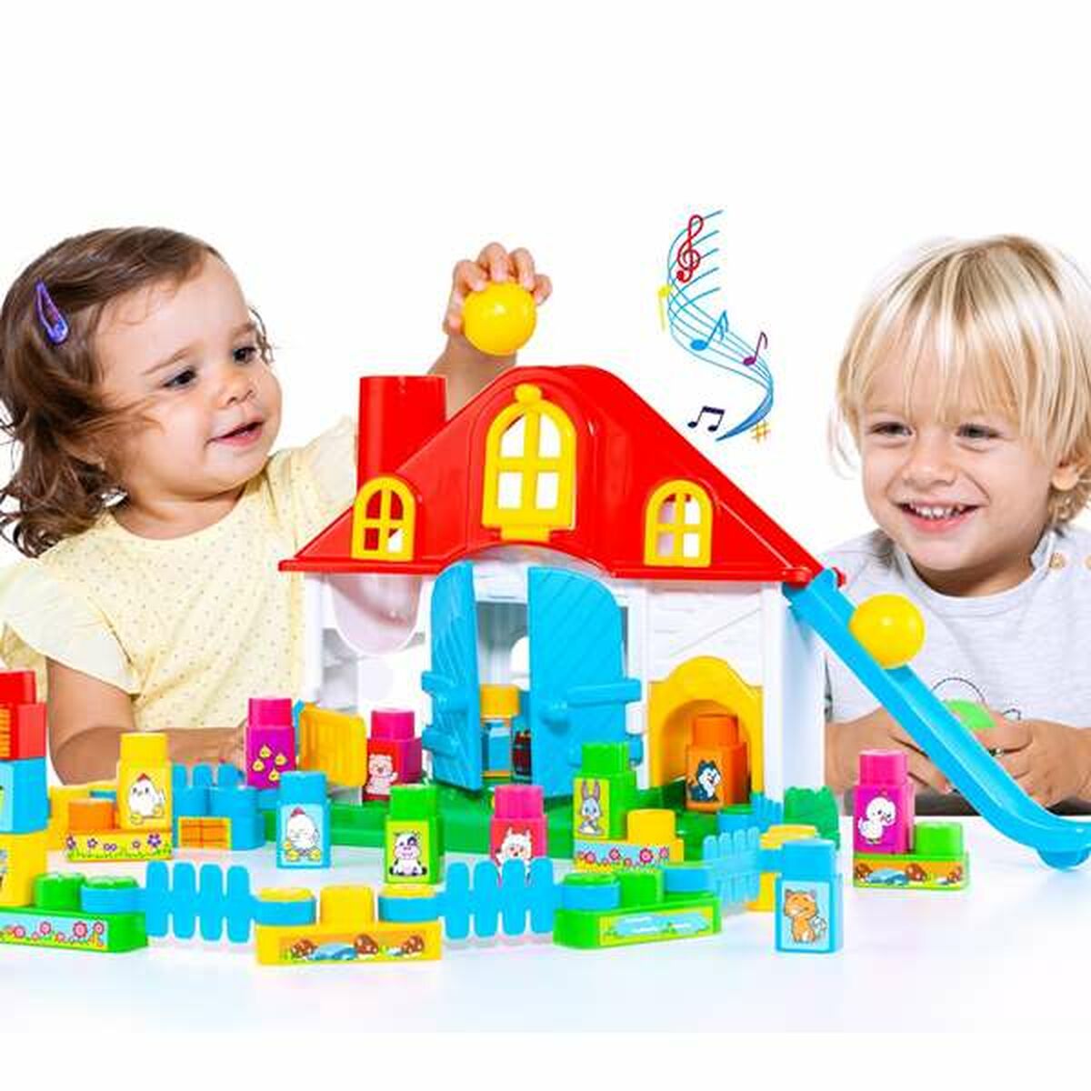 Playset Moltó Ljud Bondgård 38 Delar - 2