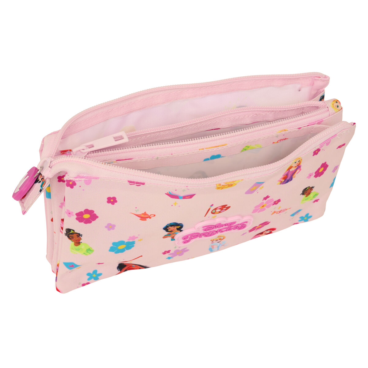 Dubbel bär-allt Princesses Disney Summer adventures Rosa 22 x 12 x 3 cm - 2