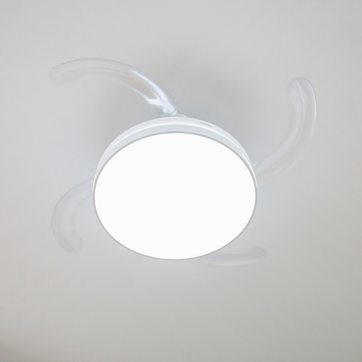 Takfläkt med LED, högtalare och 4 infällbara blad Notefan InnovaGoods Vit 36 W Ø49,5-104 cm - 3