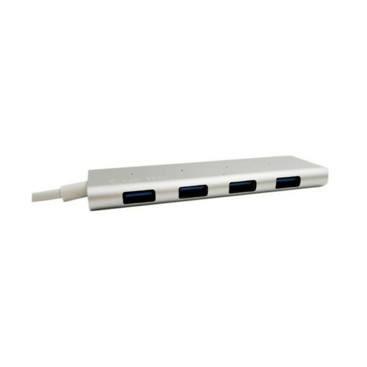 USB-HUB C CoolBox COO-HUC4U3 Aluminium Vit - 2