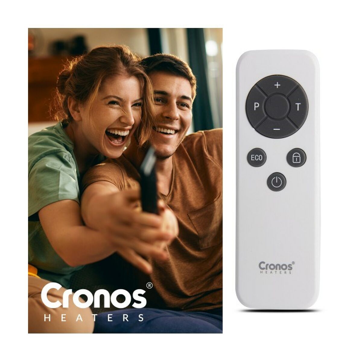 Värmeelement Cronos CRP-1200TWP Vit Grå 1200 W 1 Delar - 3