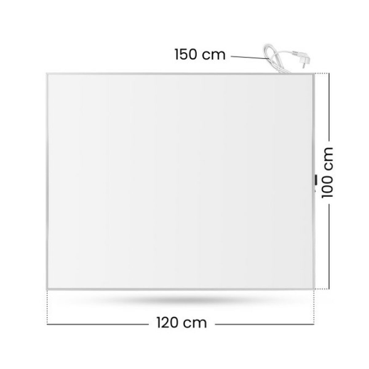 Värmeelement Cronos CRP-1200TWP Vit Grå 1200 W 1 Delar - 5
