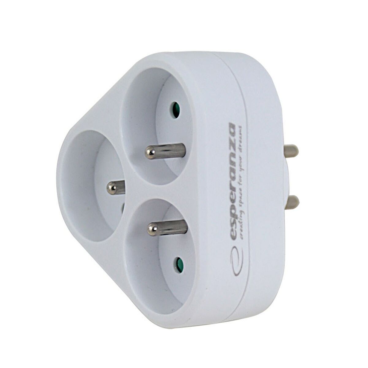 Plugg adapter Esperanza ELK303W 3 Plug - 3