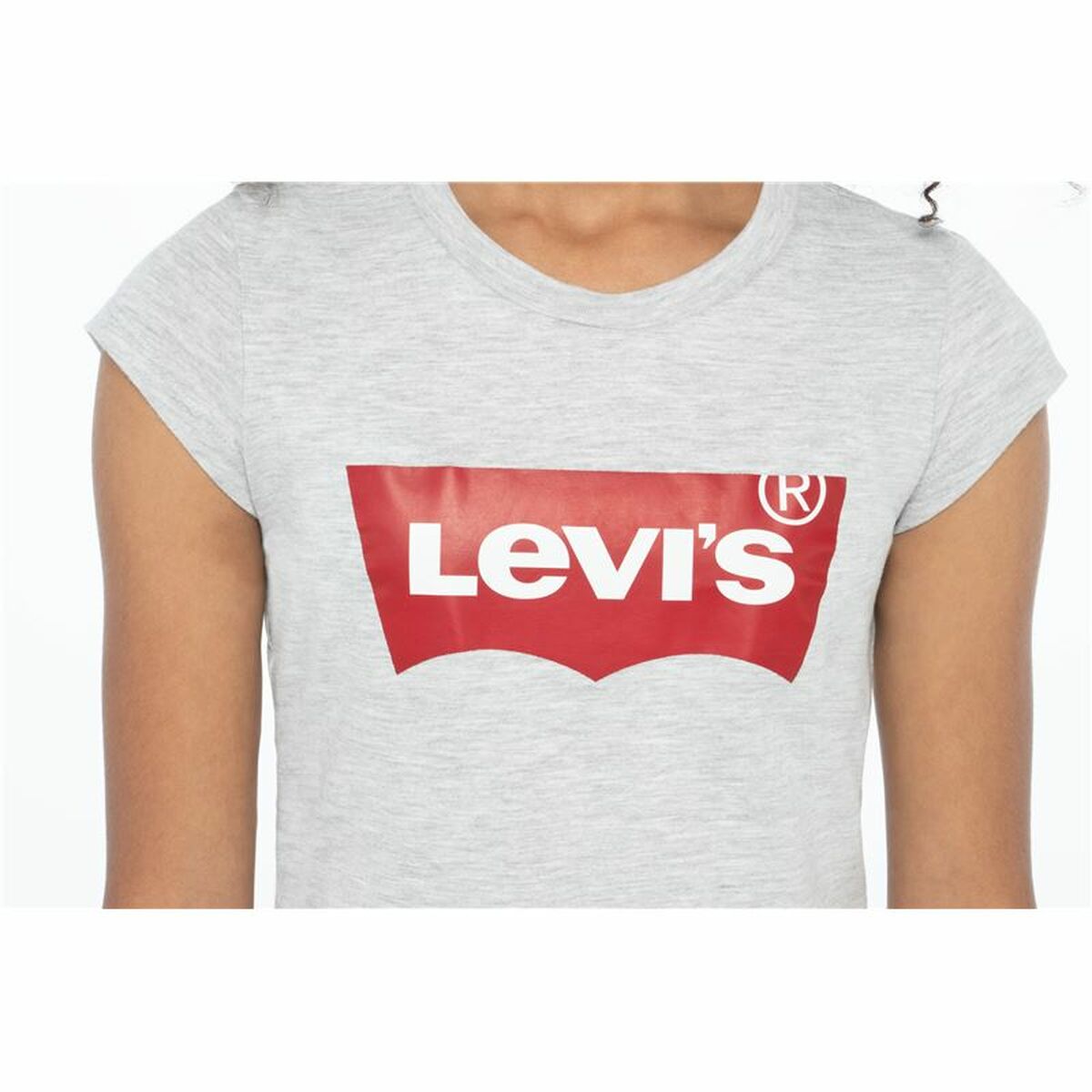 Barn T-shirt med kortärm Levi's Batwing Ljusgrå - 16