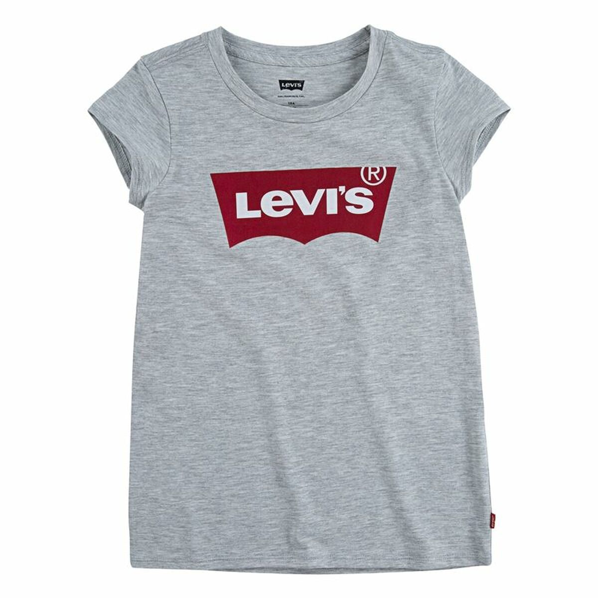 Barn T-shirt med kortärm Levi's Batwing Ljusgrå - 9