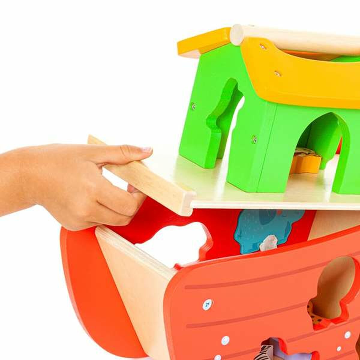 Playset Moltó Noah's ark Trä 17 Delar - 3
