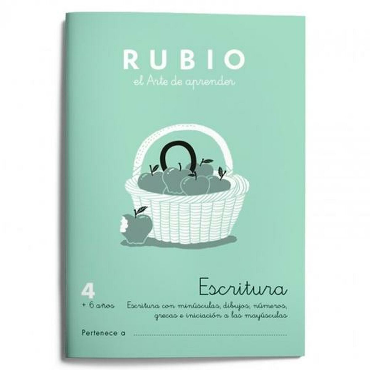 Writing and calligraphy notebook Rubio Nº 4 A5 spanska 20 Blad (10 antal) - 2