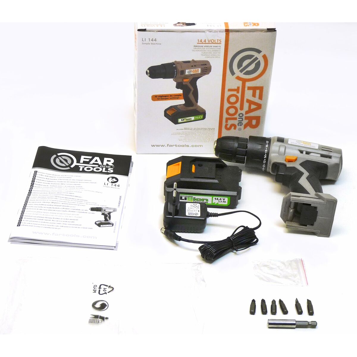 Elektrisk skruvmejsel Fartools ONE Cordless Drill LI 144 - 5