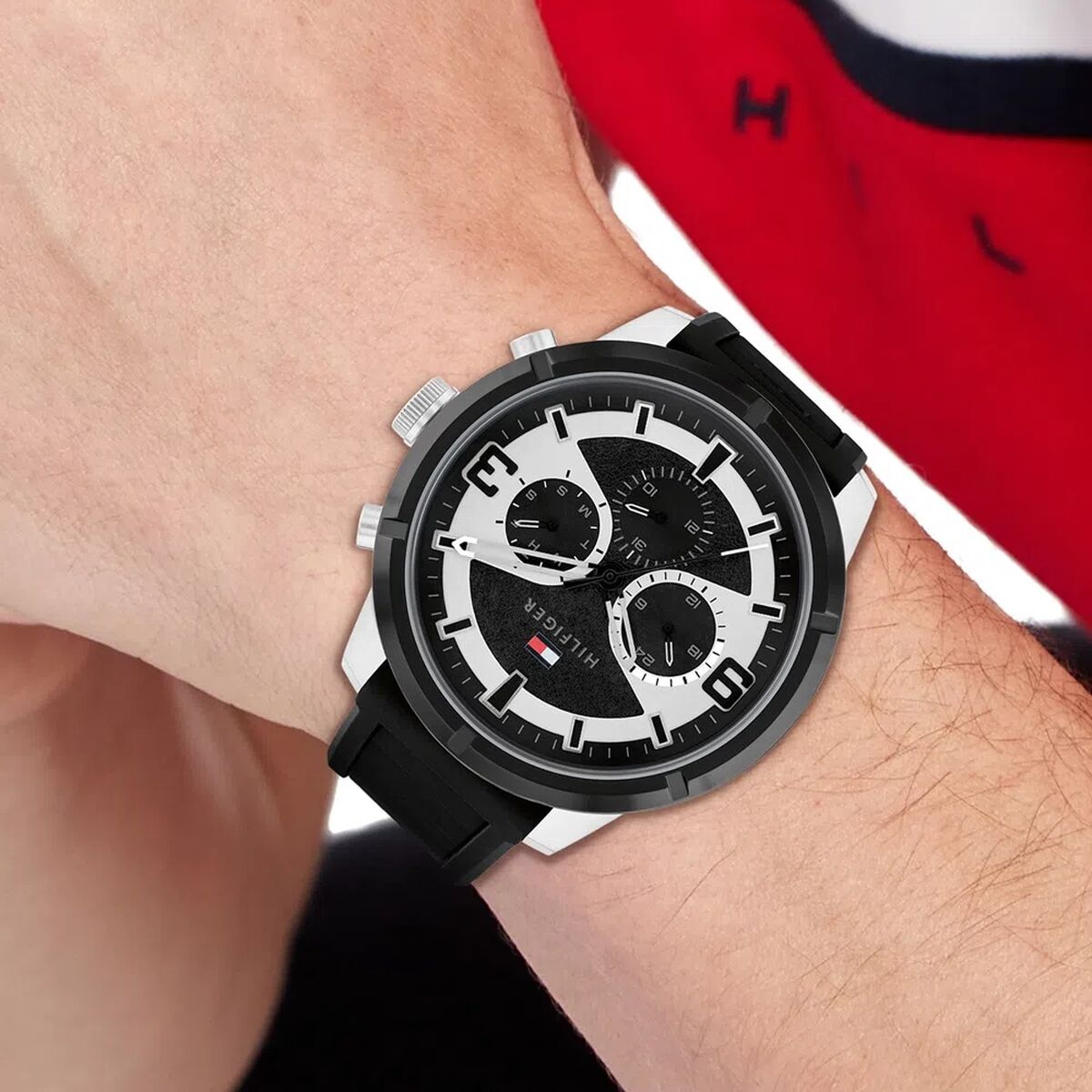 Herrklocka Tommy Hilfiger 1792074 Svart (Ø 45 mm) - 2