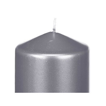 Ljus Acorde Silvrig 7 x 13 x 7 cm (24 antal)
