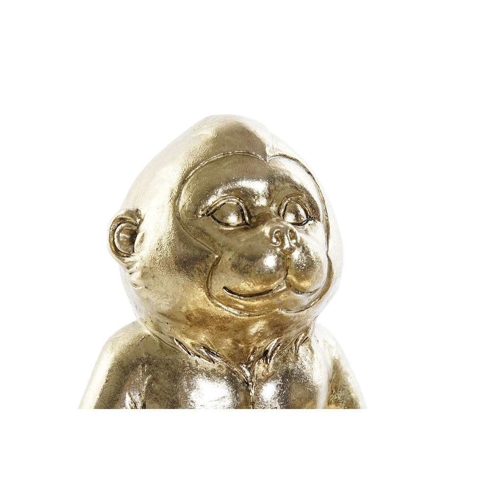 Prydnadsfigur DKD Home Decor Gyllene Kolonial Löv av en växt 23 x 20,4 x 14,8 cm - 3