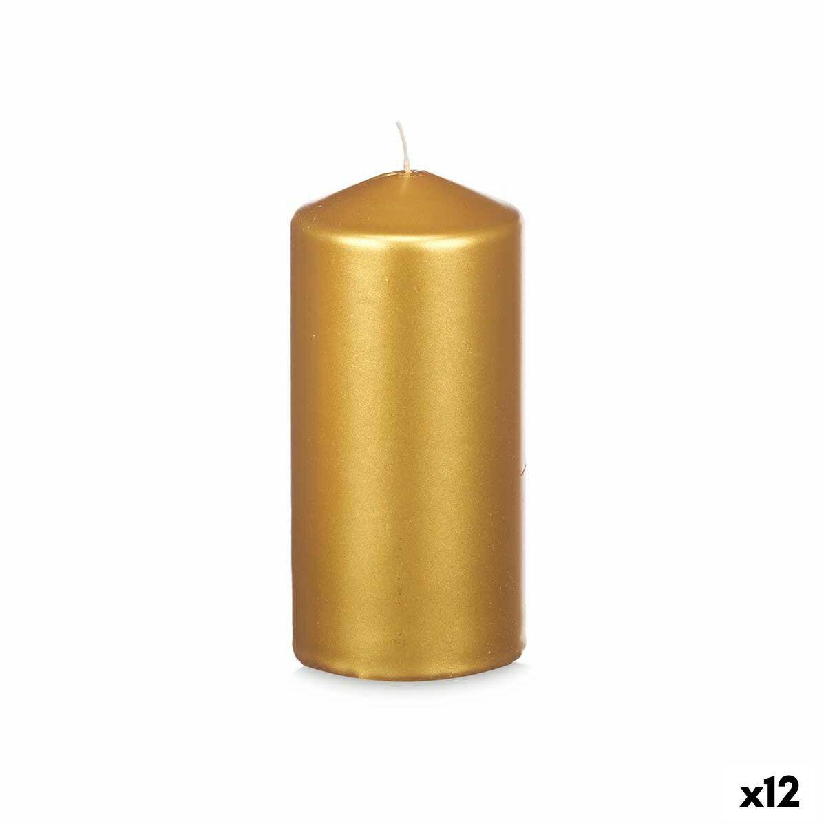 Ljus Acorde Gyllene 7 x 15,5 x 7 cm (12 antal)