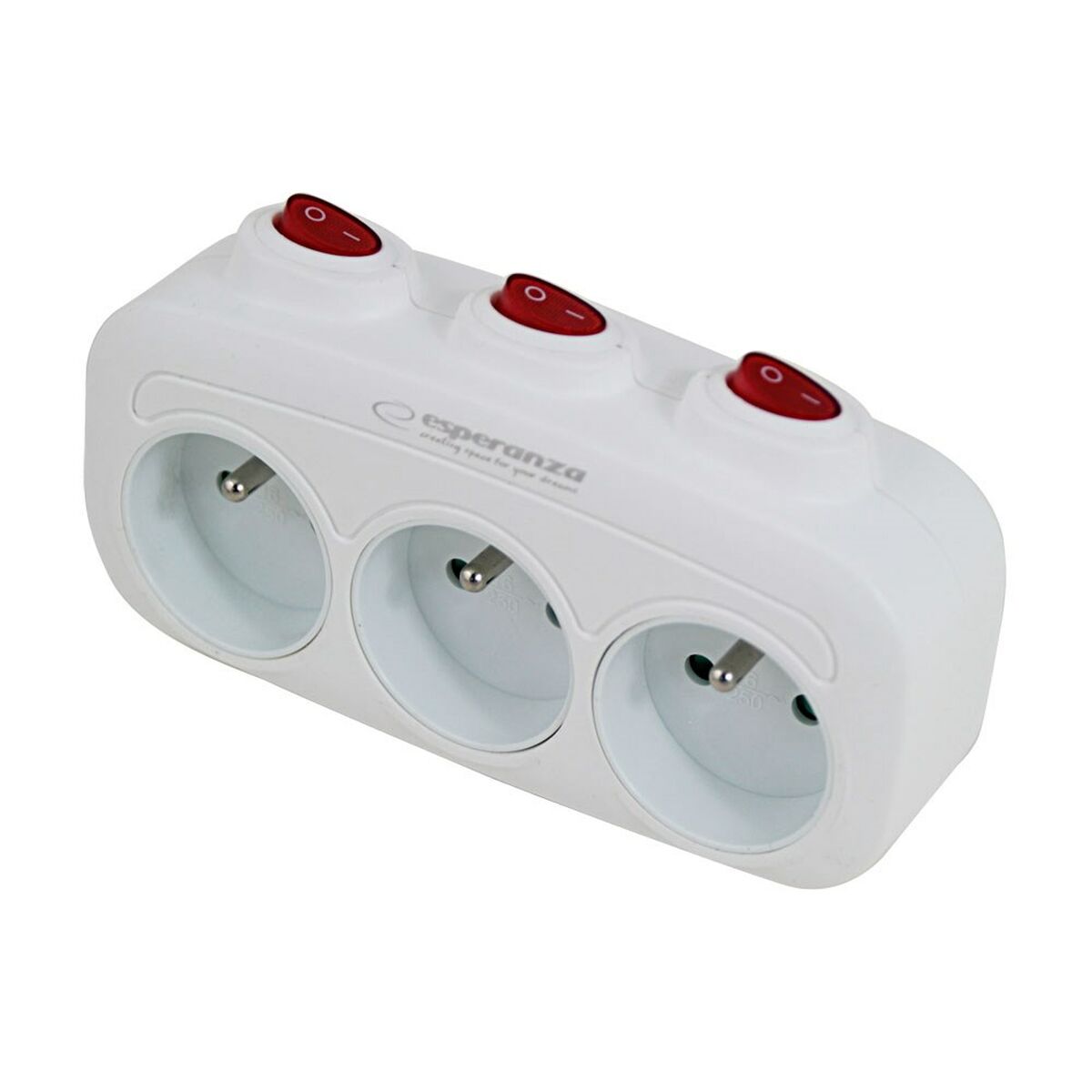 Plugg adapter Esperanza ELK307W 3 Plug - 2