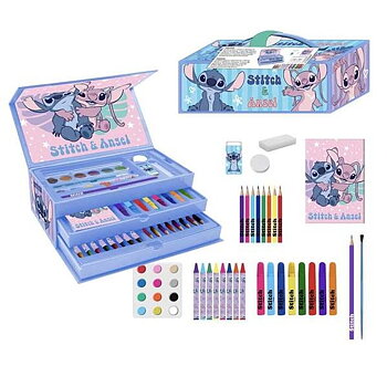 Aktivitetslåda för förgläggning Stitch Blå