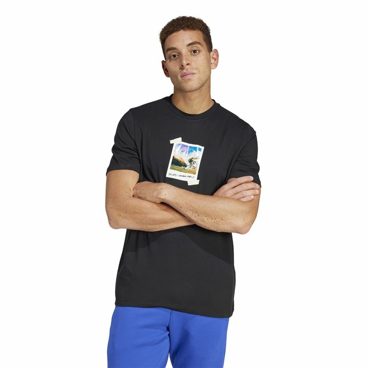 T-shirt med kortärm Herr Adidas All Day I Dream - 2