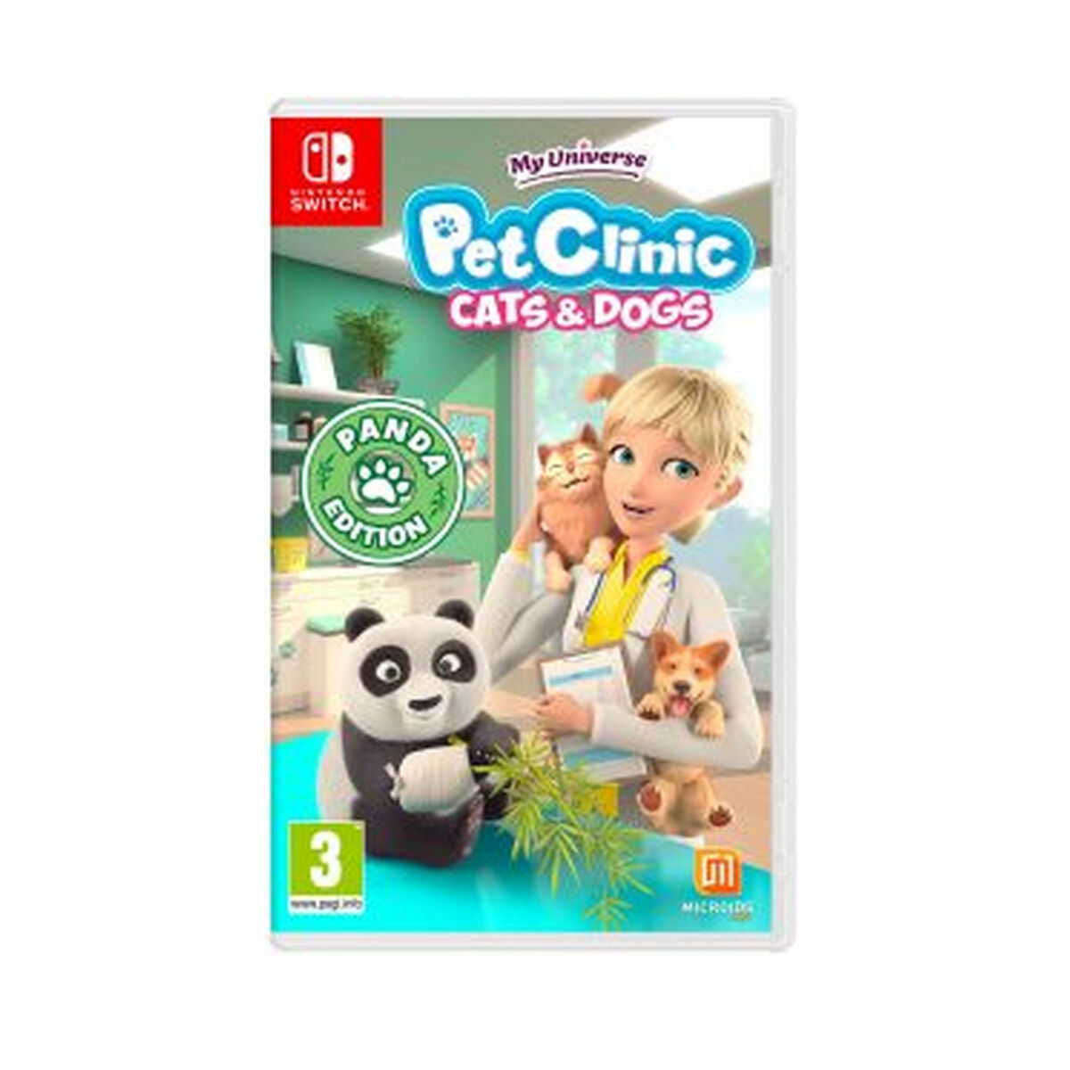 TV-spel för Switch Microids My Universe: PetClinic Cats & Dogs - Panda Edition