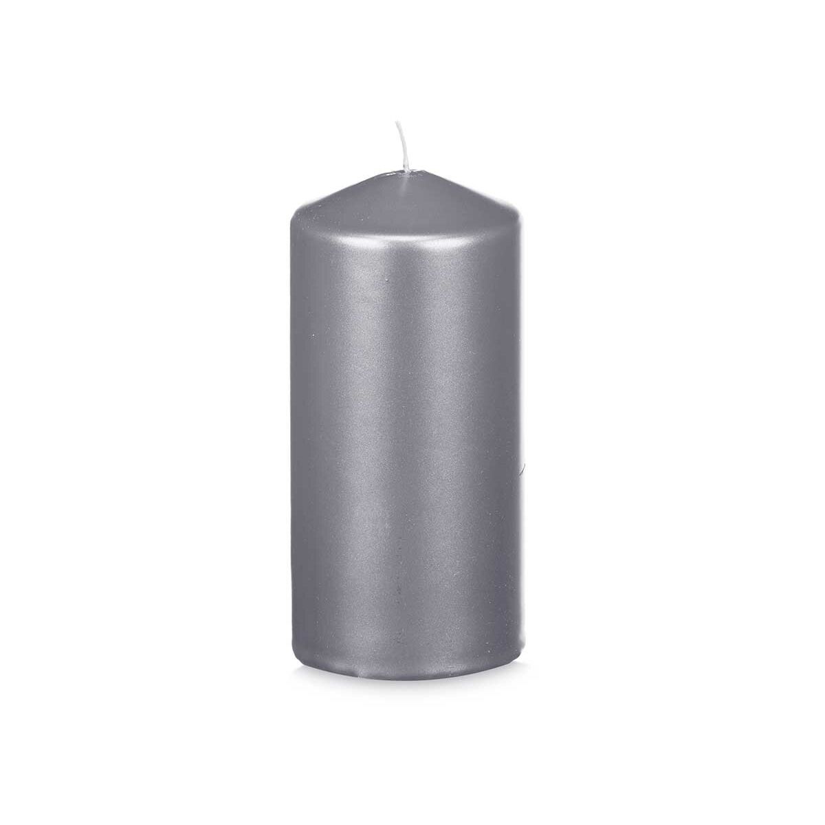 Ljus Acorde Silvrig 7 x 15,5 x 7 cm (12 antal) - 3