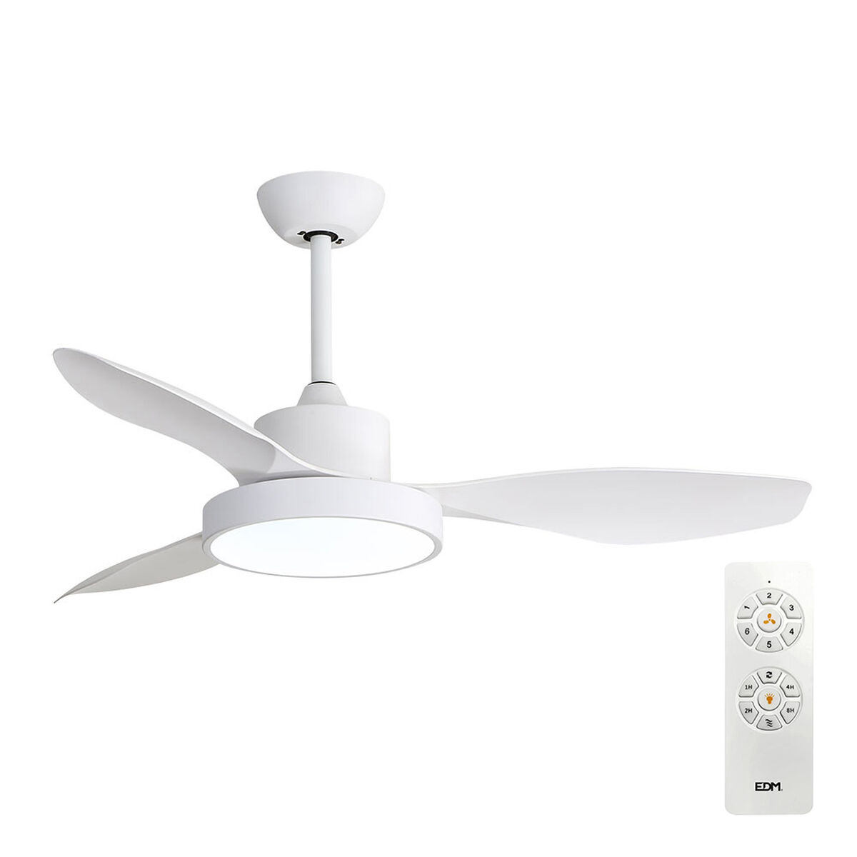 Takfläkt med belysning EDM 33817 Arctic Vit 24 W 38 W 2160 Lm - 6
