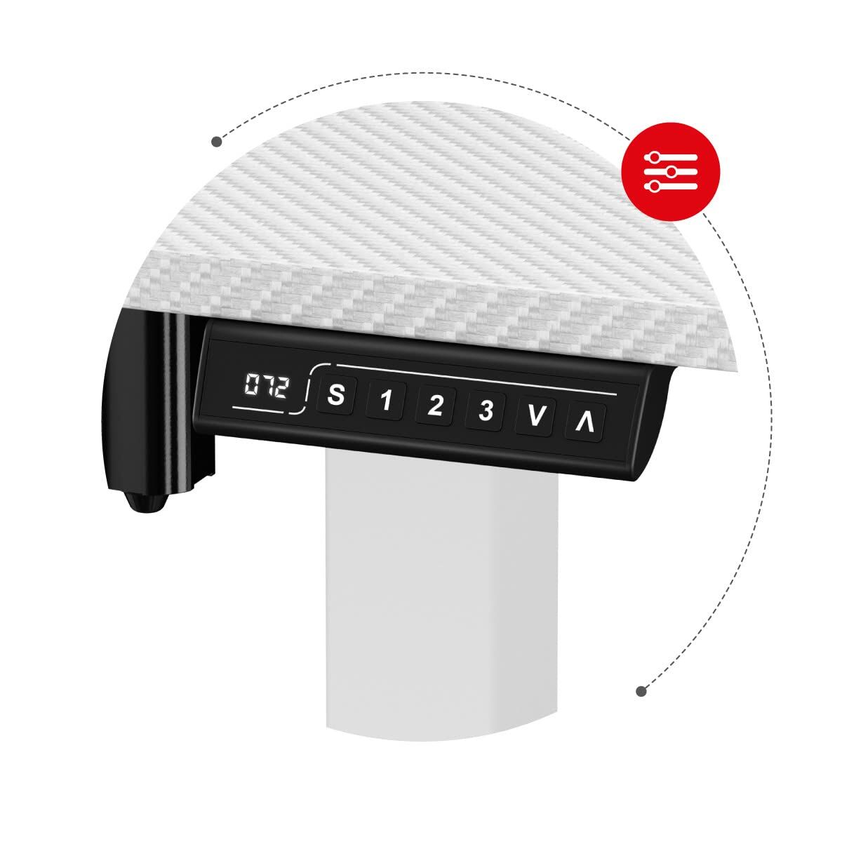 Skrivbord Huzaro HZ-Hero 8.2 White Vit - 3