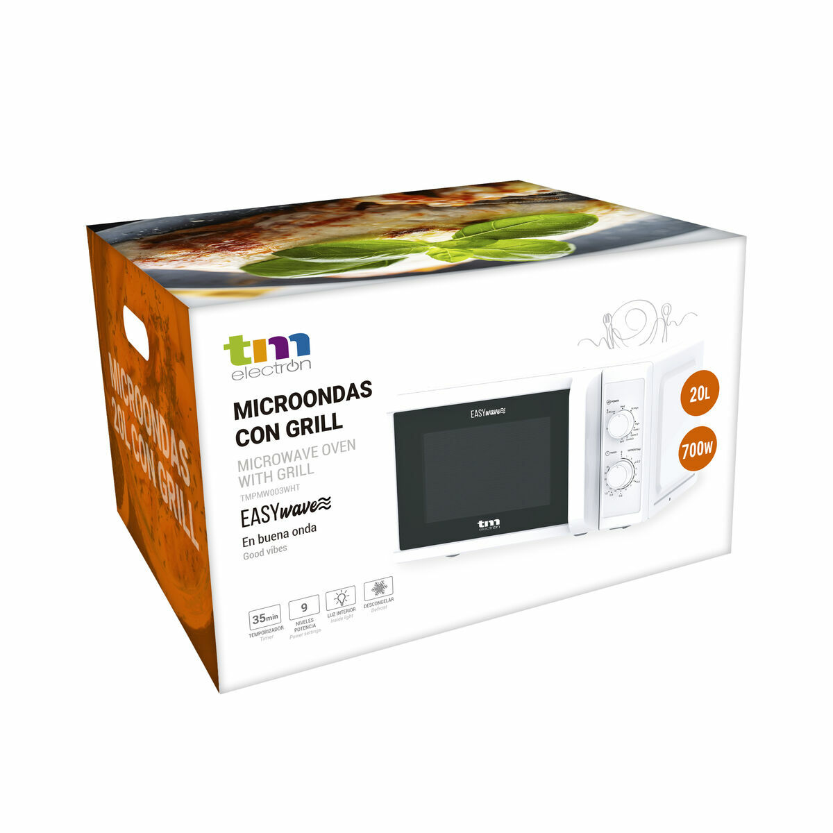 Mikrovågsugn med Grill TM Electron (Renoverade C) - 7