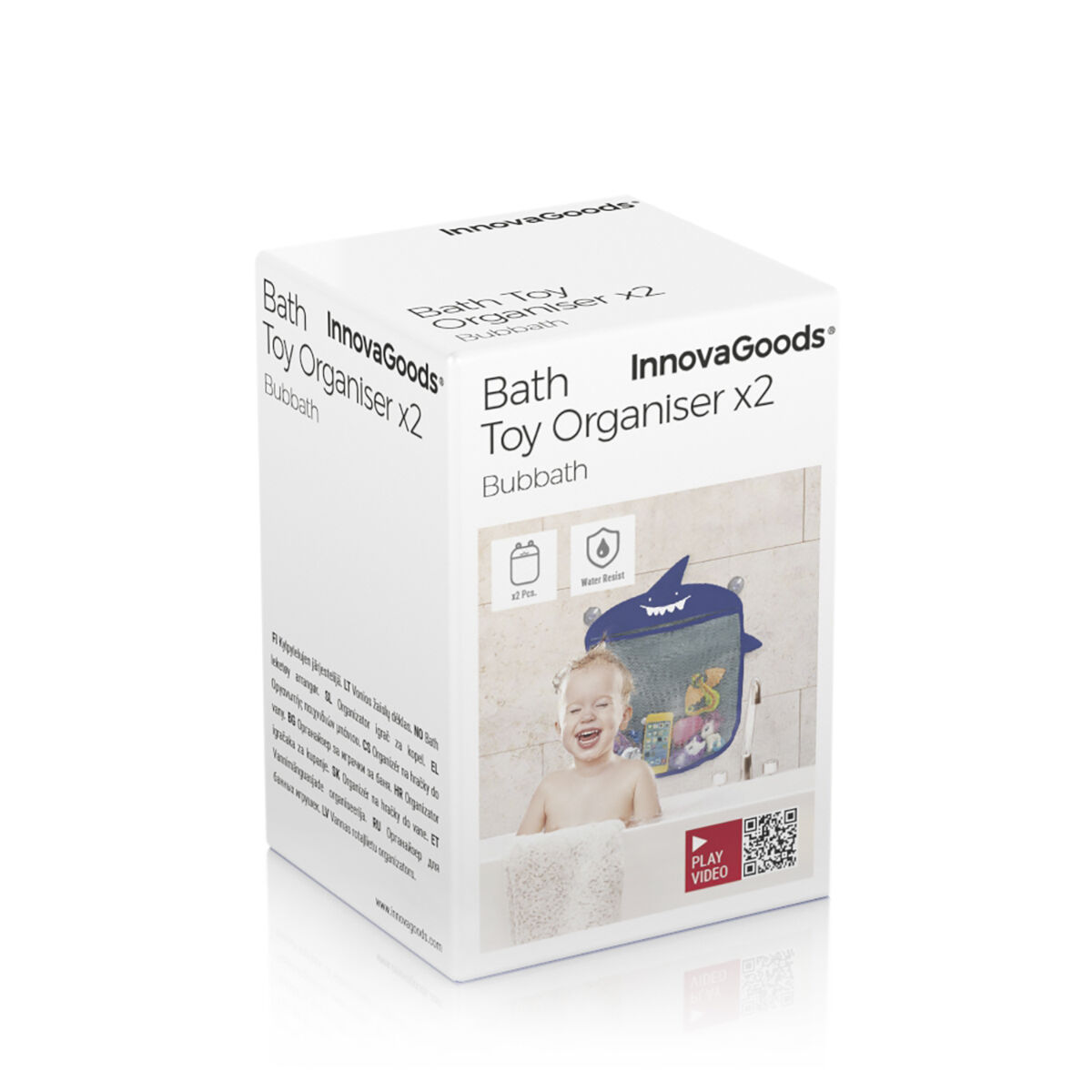Organisatör för badleksaker Bubbath InnovaGoods 2 antal - 4
