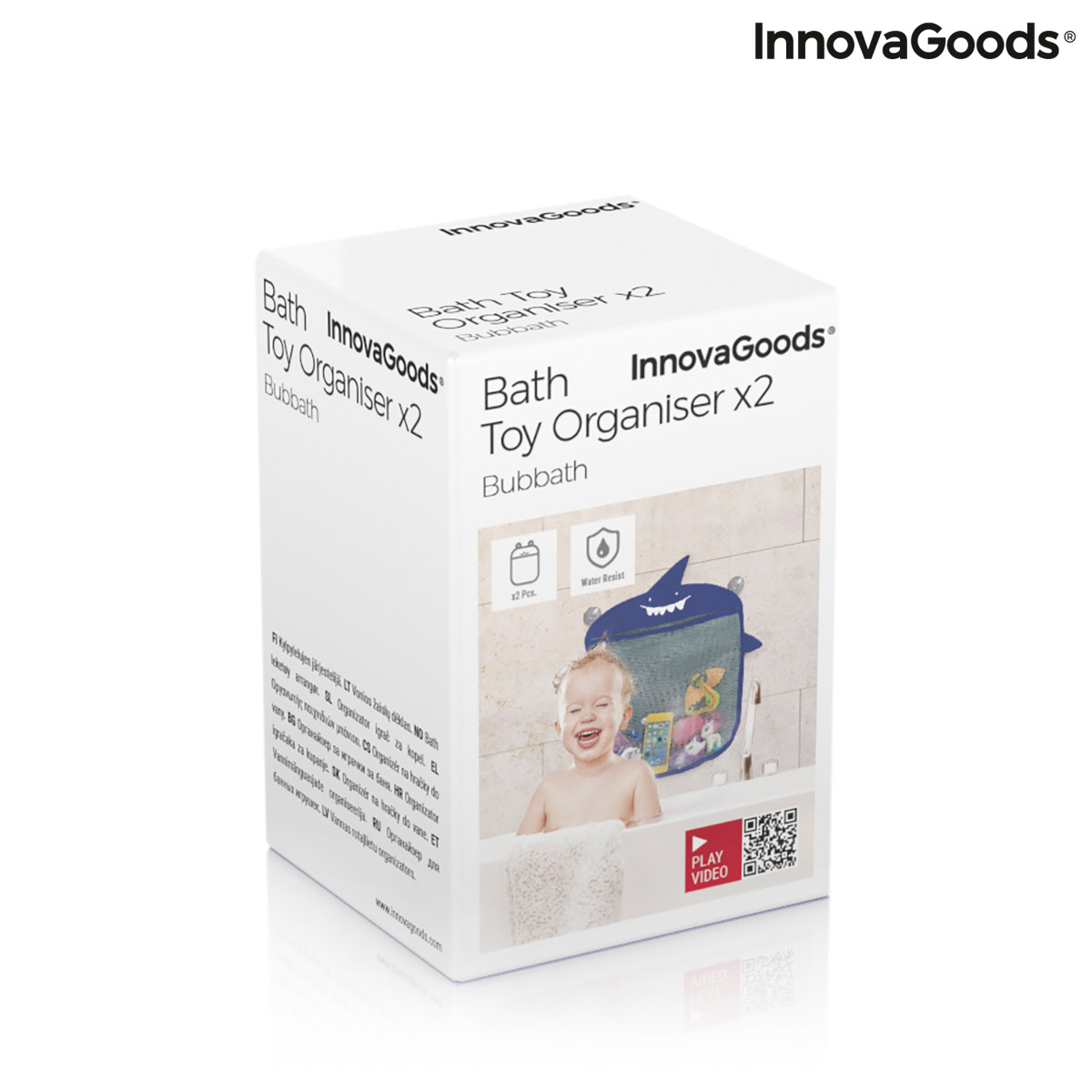 Organisatör för badleksaker Bubbath InnovaGoods 2 antal - 2
