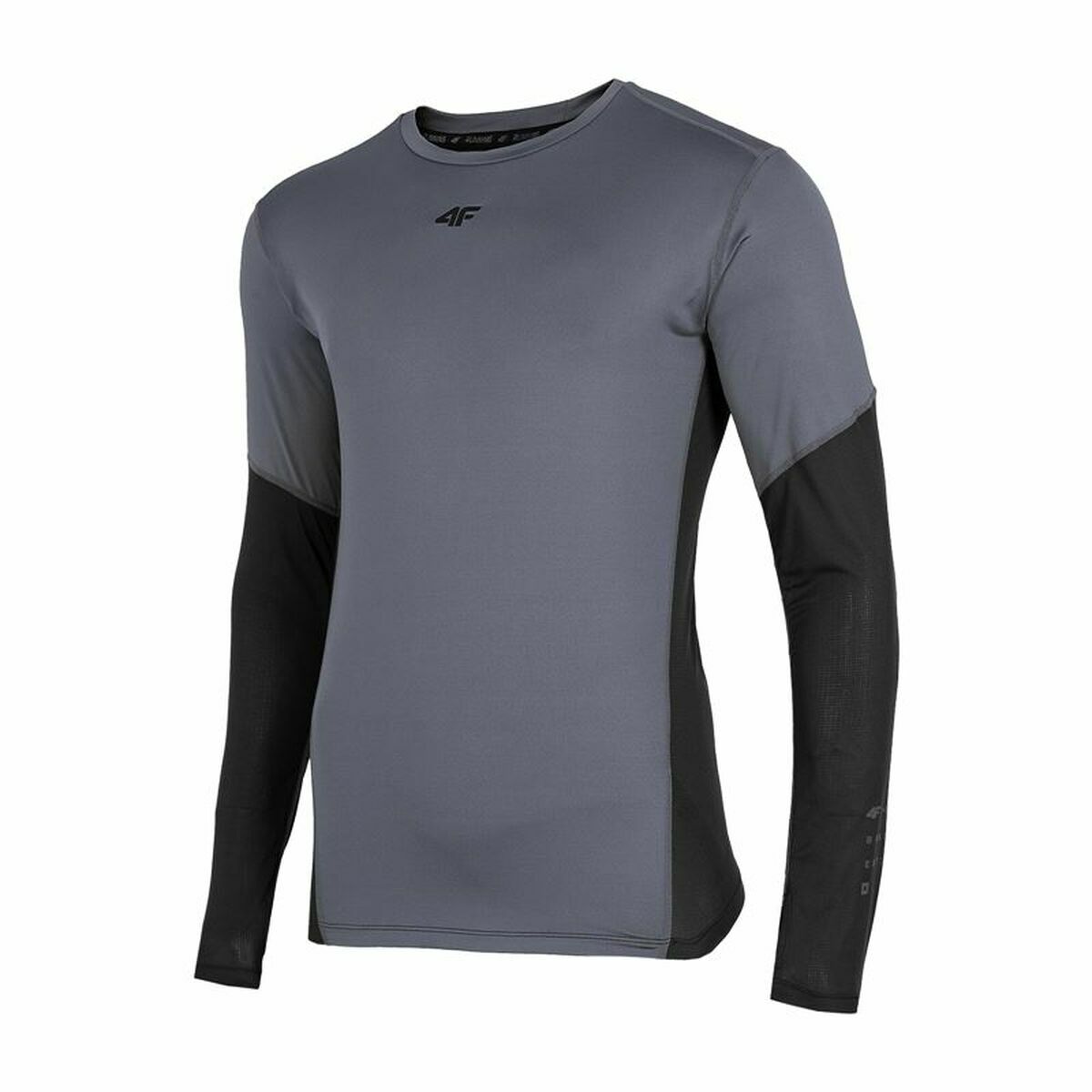 T-shirt med lång ärm Herr 4F Mörkgrå - 10