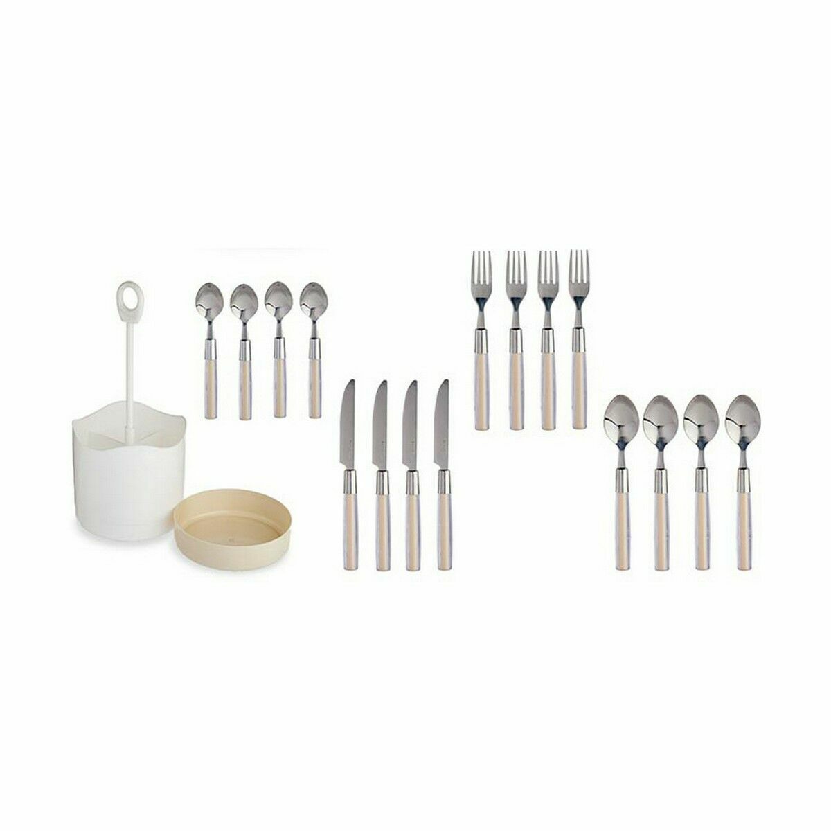 Bestickset Kinvara HQ223H10 Beige Rostfritt stål (8 antal) - 5