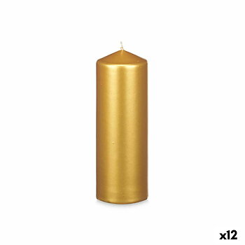 Ljus Acorde Gyllene 7 x 20 x 7 cm (12 antal)