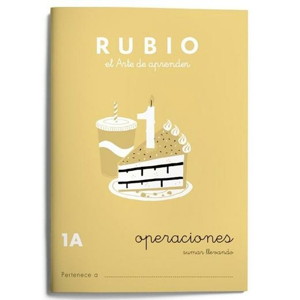 Matematik övningsbok Rubio Nº1A A5 spanska 20 Blad (10 antal) - 2