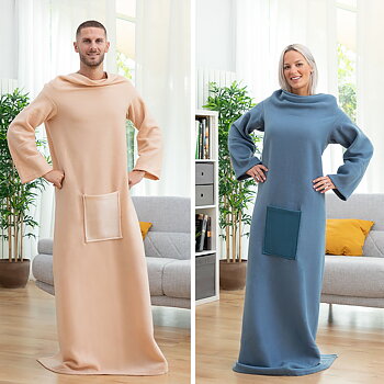 Enkel ärmfilt med mittenplacerad ficka Faboulazy InnovaGoods
