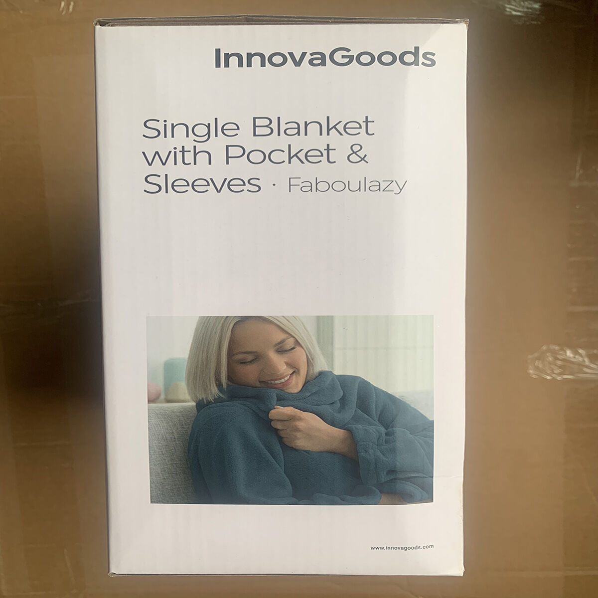 Enkel ärmfilt med mittenplacerad ficka Faboulazy InnovaGoods - 14