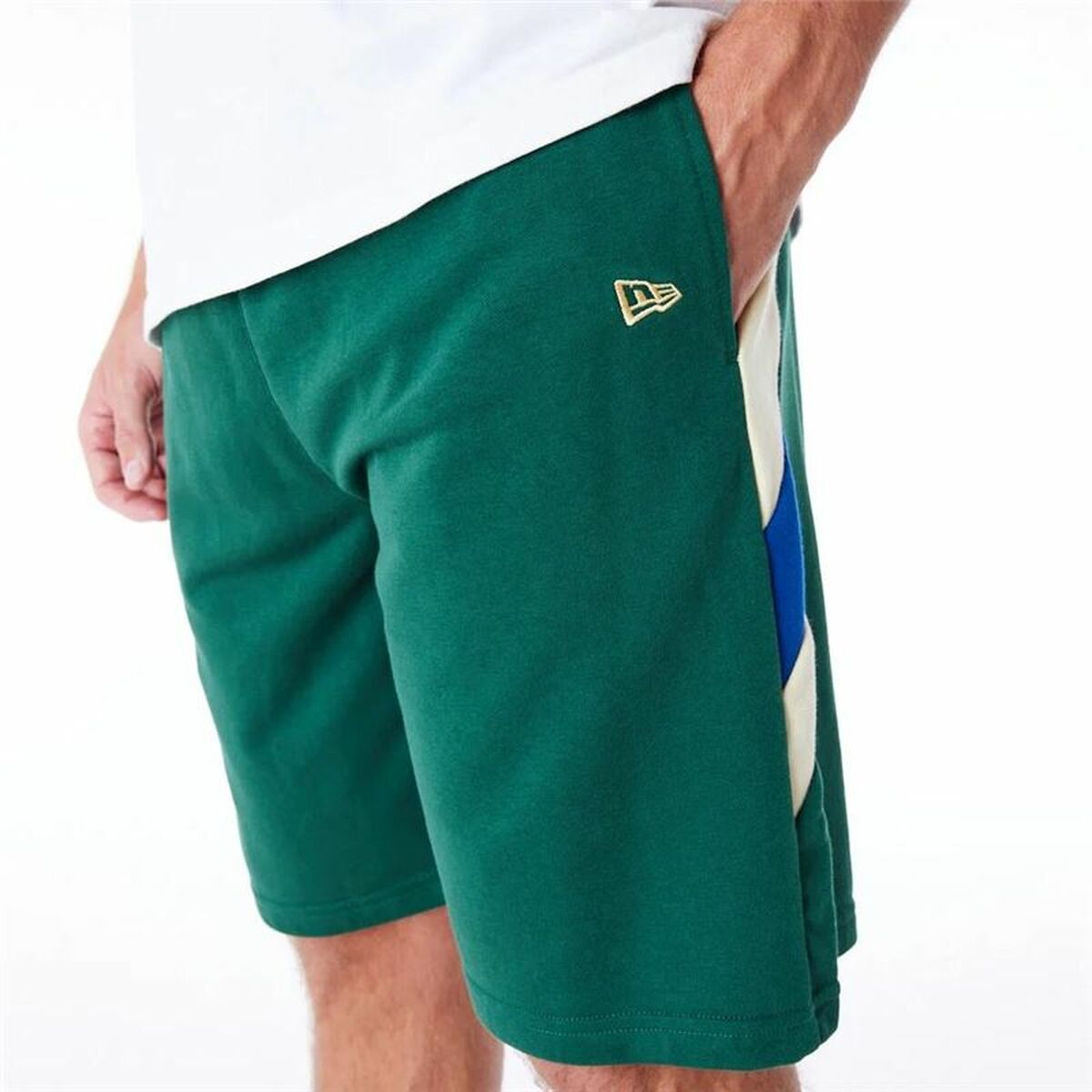 Träningsshorts New Era NBA Milwaukee Bucks Grön - 4