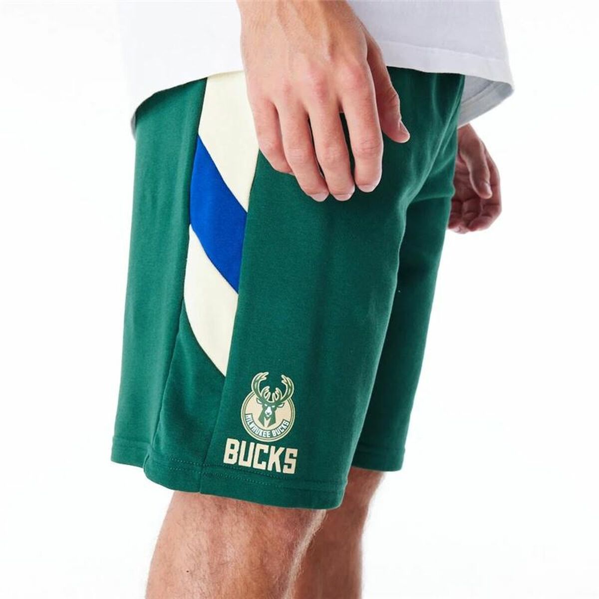 Träningsshorts New Era NBA Milwaukee Bucks Grön - 3