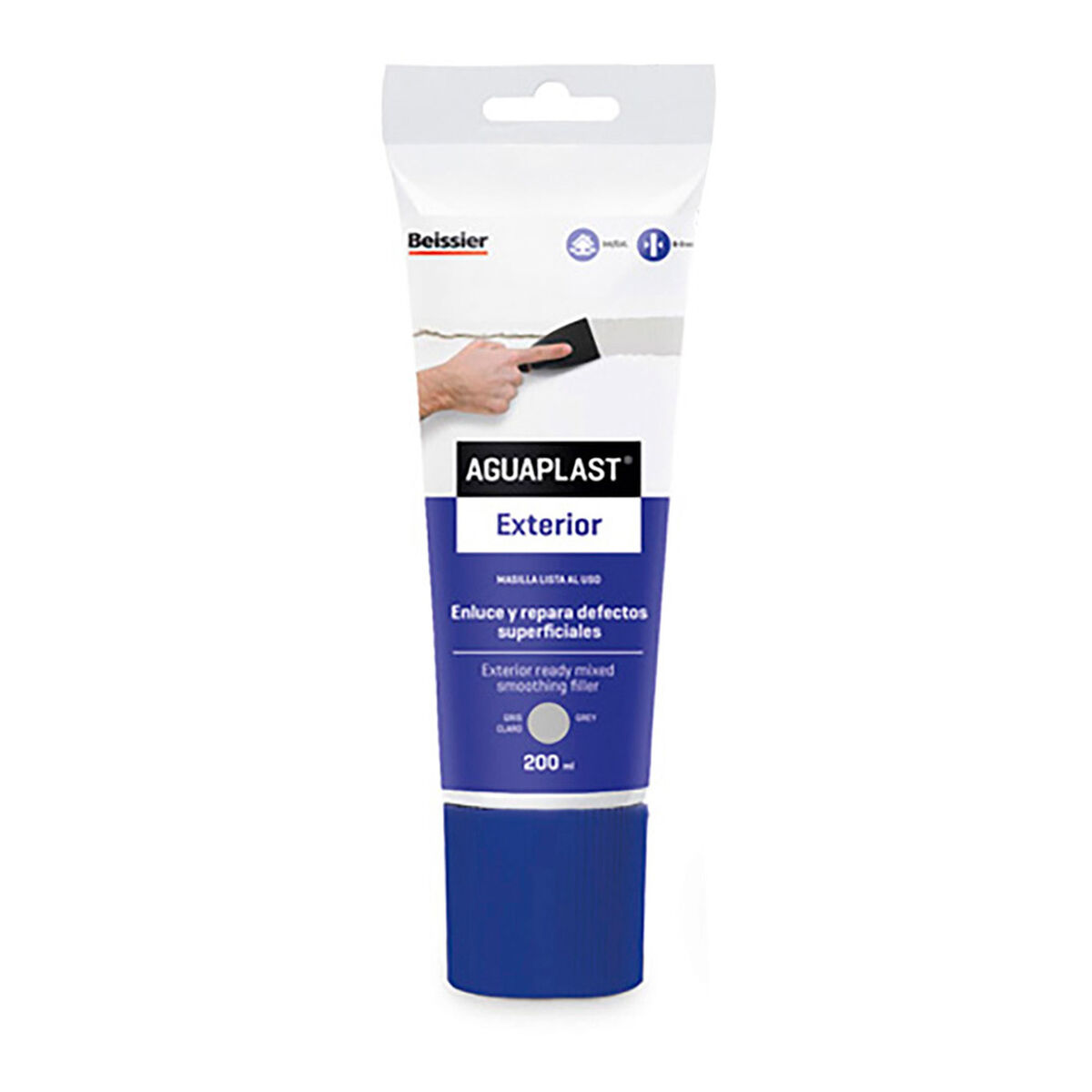 Filler Aguaplast 70035-002 Extern 200 ml Grå - 2