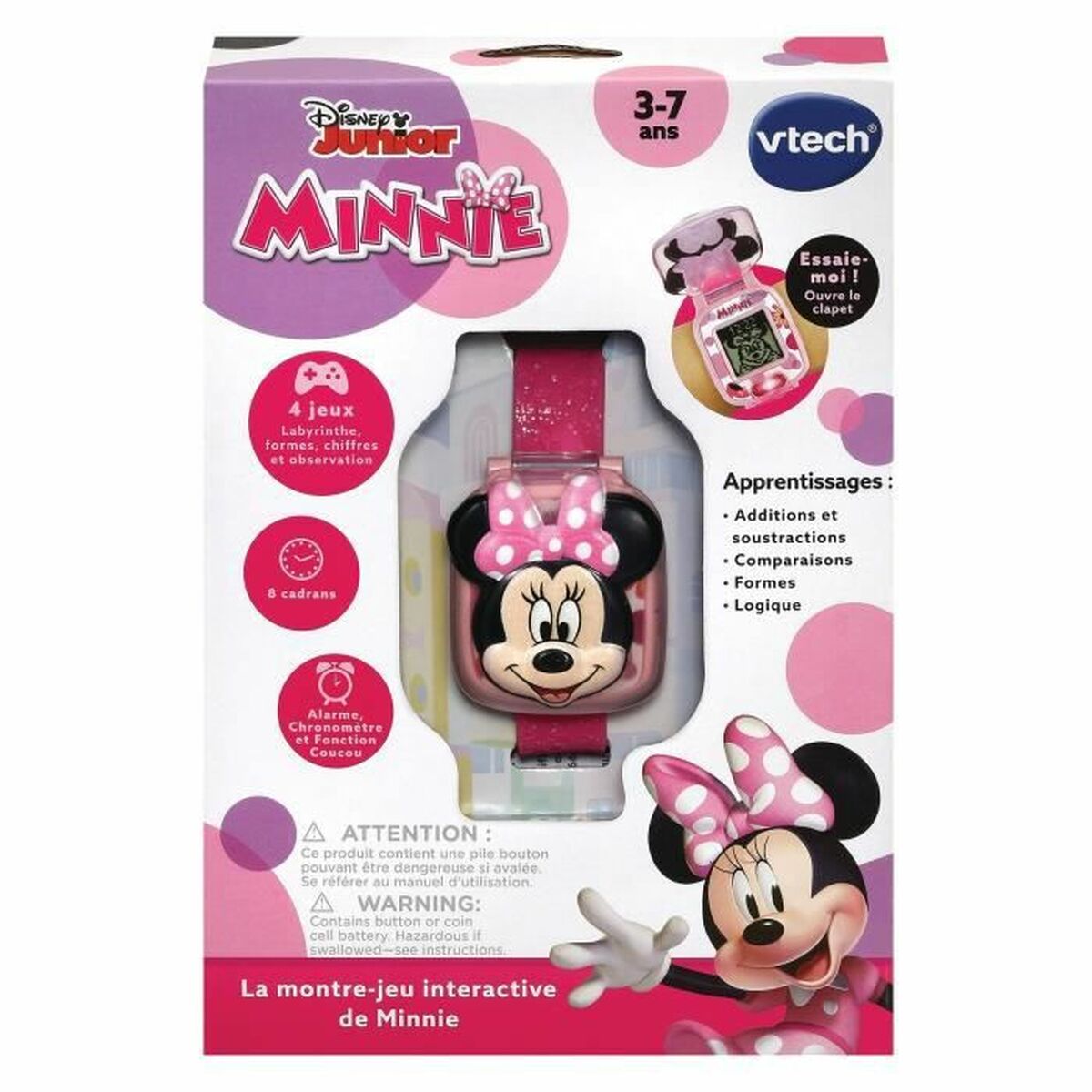 Barnklocka Vtech  Minnie - 6