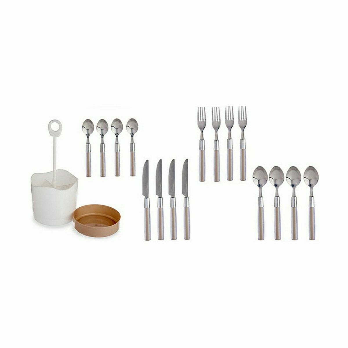 Bestickset Kinvara HQ233H10 Brun Rostfritt stål (8 antal) - 5