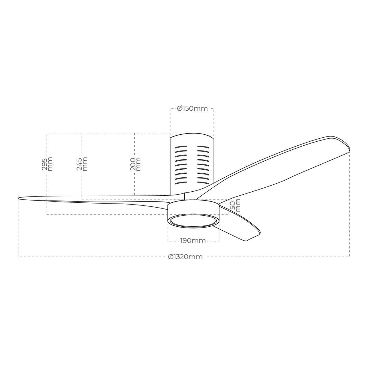 Takfläkt med belysning EDM 33823 Kara 30 W 2190 Lm - 7