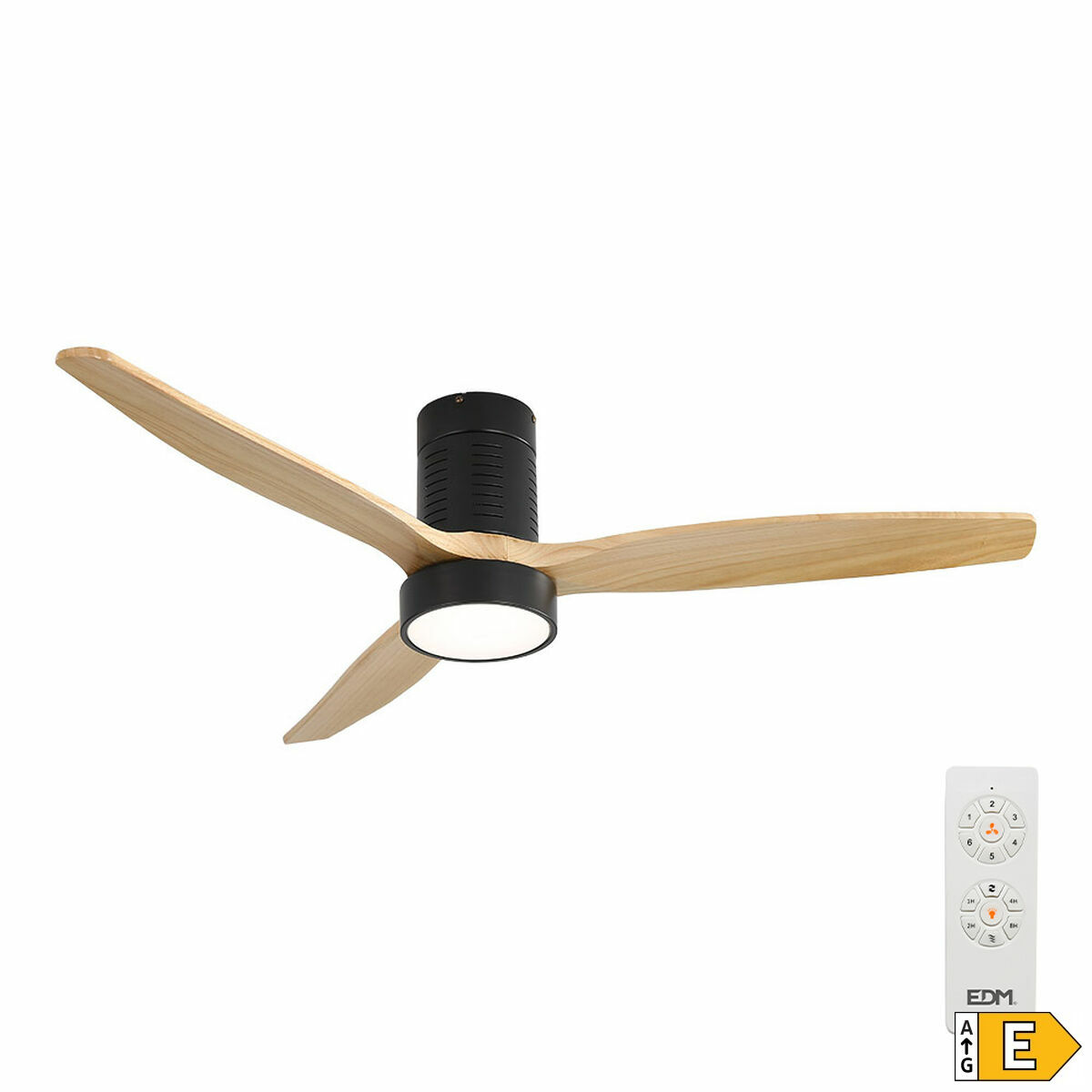 Takfläkt med belysning EDM 33823 Kara 30 W 2190 Lm - 2